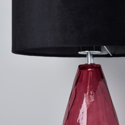 Parma Glass Table Lamp - Plum - thumbnail 4