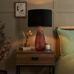 Parma Glass Table Lamp - Plum - thumbnail 6