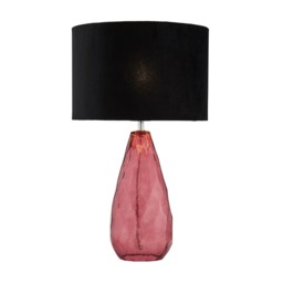 Parma Glass Table Lamp - Plum - thumbnail 1
