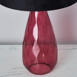 Parma Glass Table Lamp - Plum - thumbnail 5