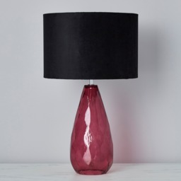 Parma Glass Table Lamp - Plum - thumbnail 3
