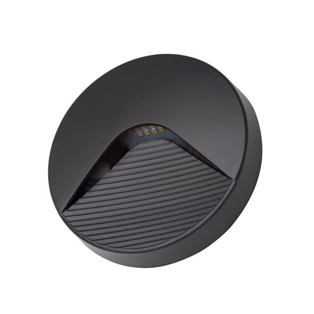 LED Round Surface Brick Wall Light - Anthracite - image 1