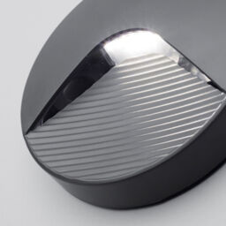 LED Round Surface Brick Wall Light - Anthracite - thumbnail 4