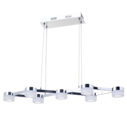 Calonne 7 Light Dimmable LED Ceiling Pendant - Chrome - thumbnail 1
