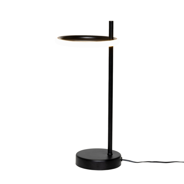 Geo LED Ring Table Lamp - Black - image 1