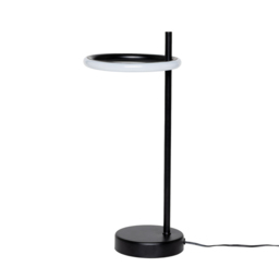 Geo LED Ring Table Lamp - Black - thumbnail 5