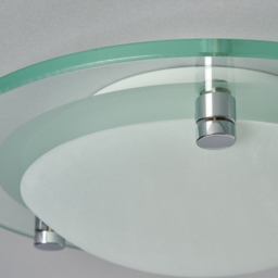 Small Flush Bathroom Ceiling Light - Frosted - thumbnail 5