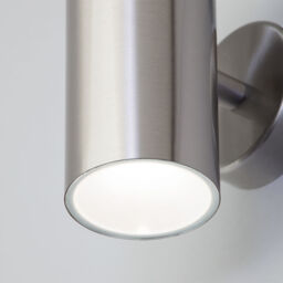 Lem Outdoor 2 Light LED Wall Light - Stainless Steel - thumbnail 4