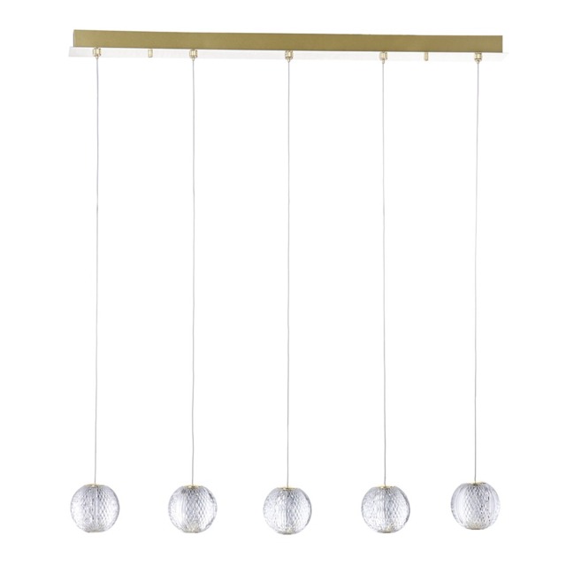 Visconte Tutti 5 Light Pendant Bar - Gold - image 1
