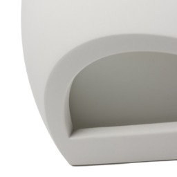 Lui Paintable Plaster Wall Light - White - thumbnail 8