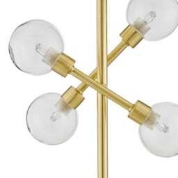 Supa 4 Light Stick Table Lamp - Satin Brass - thumbnail 6