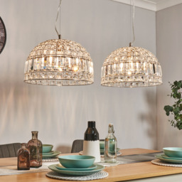 Hattie Dome Ceiling Pendant - Chrome - thumbnail 7