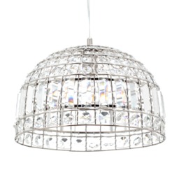Hattie Dome Ceiling Pendant - Chrome - thumbnail 1