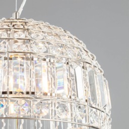Hattie Dome Ceiling Pendant - Chrome - thumbnail 4