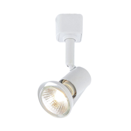 3m Straight Track Light Kit with 6 Harlem Heads and LED Bulbs - White - thumbnail 2