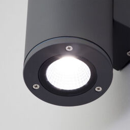 Argo Outdoor 2 Light Up and Down LED Wall Light - Anthracite - thumbnail 4