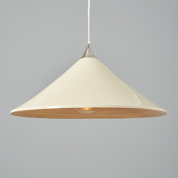 Bamboo Ceiling Pendant Light – Cream - thumbnail 2