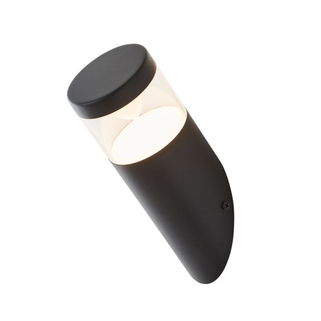 Nura 1 Light Angled Outdoor Wall Light - Black - image 1