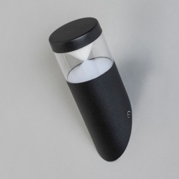 Nura 1 Light Angled Outdoor Wall Light - Black - thumbnail 3