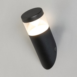Nura 1 Light Angled Outdoor Wall Light - Black - thumbnail 2