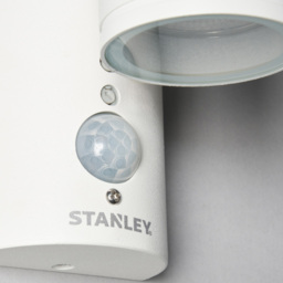 Stanley Neda Outdoor 2 Light Up & Down Wall Light with PIR Sensor - White - thumbnail 4