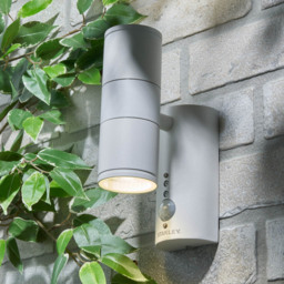 Stanley Neda Outdoor 2 Light Up & Down Wall Light with PIR Sensor - White - thumbnail 7