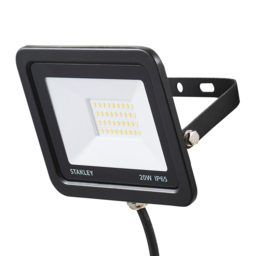 2 Pack of Stanley 20 Watt LED Slimline Outdoor Flood Light - Black - thumbnail 6