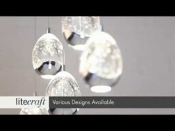 Visconte Bulla 3 Light Ceiling Light Bar Pendant - Gold - thumbnail 7