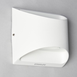 Stanley Ticino Outdoor Flush Aluminium Up  Down LED Wall Light - White - thumbnail 3