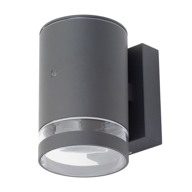 Helo Outdoor 1 Light Wall Light with Photocell - Anthracite - image 1