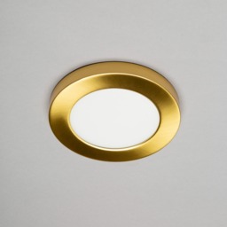 Darly 6 Watt LED Flush Ceiling or Wall Light - Satin Brass - thumbnail 3