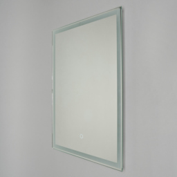 Dux 25 Watt Rectangle LED Bathroom Mirror with Touch Demist - Silver - thumbnail 3