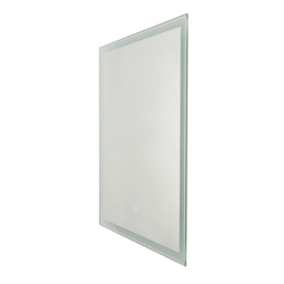 Dux 25 Watt Rectangle LED Bathroom Mirror with Touch Demist - Silver - thumbnail 6