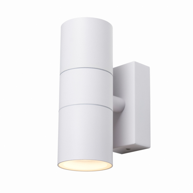 Kenn 2 Light Up and Down Outdoor Wall Light - White - image 1