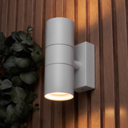 Kenn 2 Light Up and Down Outdoor Wall Light - White - thumbnail 5