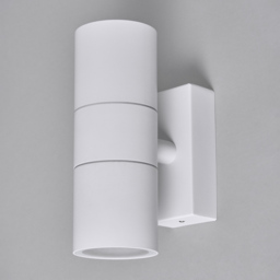 Kenn 2 Light Up and Down Outdoor Wall Light - White - thumbnail 3