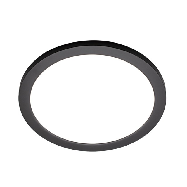 Darly 24 Watt LED Flush Ceiling or Wall Light - Satin Black - image 1