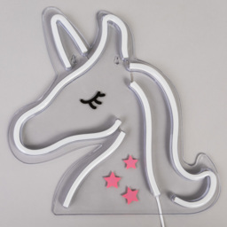 Glow Unicorn Neon Wall Light - Pink - thumbnail 3