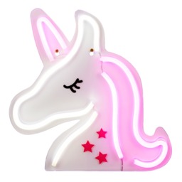 Glow Unicorn Neon Wall Light - Pink - thumbnail 1