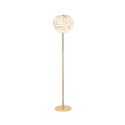 Visconte Maine 3 Light Floor Lamp - Gold