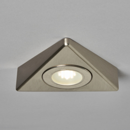 Pack of 3 Scott Triangular Natural White LED Under Kitchen Cabinet Light - Satin Nickel - thumbnail 3