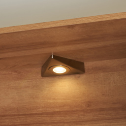 Pack of 3 Scott Triangular Natural White LED Under Kitchen Cabinet Light - Satin Nickel - thumbnail 6