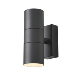 Kenn 2 Light Up and Down Outdoor Wall Light - Anthracite