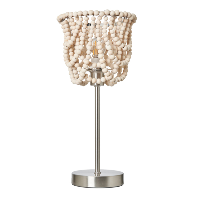 Pilli Beaded Table Lamp - Natural - image 1