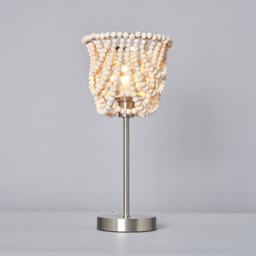 Pilli Beaded Table Lamp - Natural - thumbnail 2