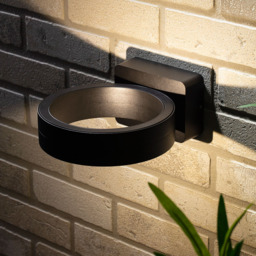 Ringo 16 Watt Outdoor LED Wall Light - Black - thumbnail 5