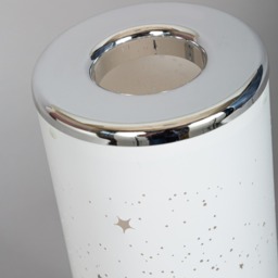 Glow Starburst Colour Changing LED Cylinder Table Lamp - White - thumbnail 4