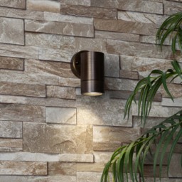 Talon Brass 1 Light Up or Down Outdoor Wall Light - Antique Bronze - thumbnail 5