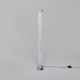 Glow Galaxy Cylinder Colour Changing LED Floor Lamp - Chrome - thumbnail 3