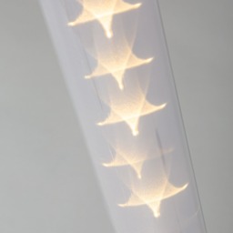 Glow Galaxy Cylinder Colour Changing LED Floor Lamp - Chrome - thumbnail 4